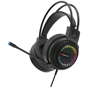 OUTLET: Słuchawki nauszne z mikrofonem XTRIKE ME HP-318, gamingowe, czarne