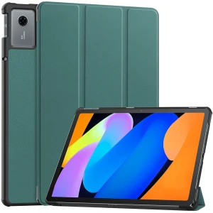Etui z klapką Bizon Case Tab Croc do Lenovo Idea Tab 11, ciemnozielone