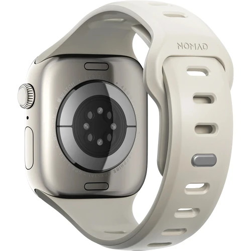 Pasek do zegarka Nomad Tempo Band do Apple Watch 42 / 41 / 40 / 38 mm, beżowe