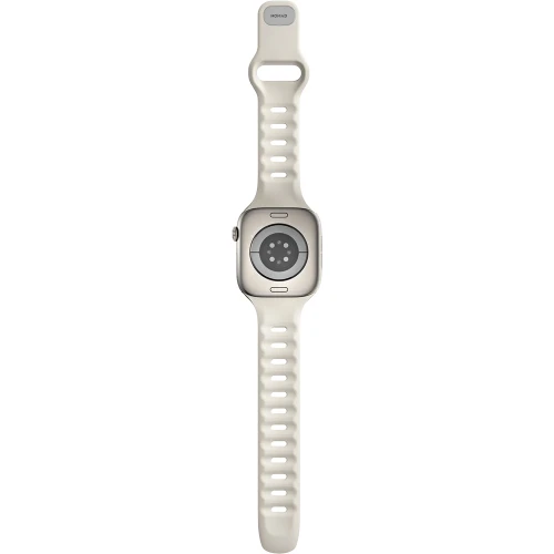 Pasek do zegarka Nomad Tempo Band do Apple Watch 42 / 41 / 40 / 38 mm, beżowe