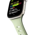 Pasek do zegarka Nomad Tempo Band do Apple Watch 42 / 41 / 40 / 38 mm, jasnozielone