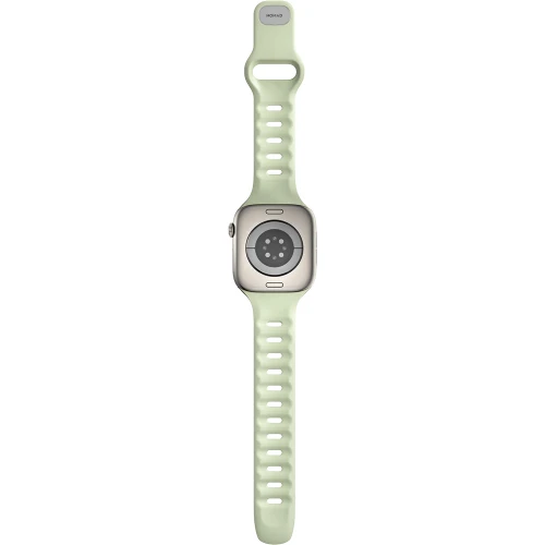 Pasek do zegarka Nomad Tempo Band do Apple Watch 42 / 41 / 40 / 38 mm, jasnozielone