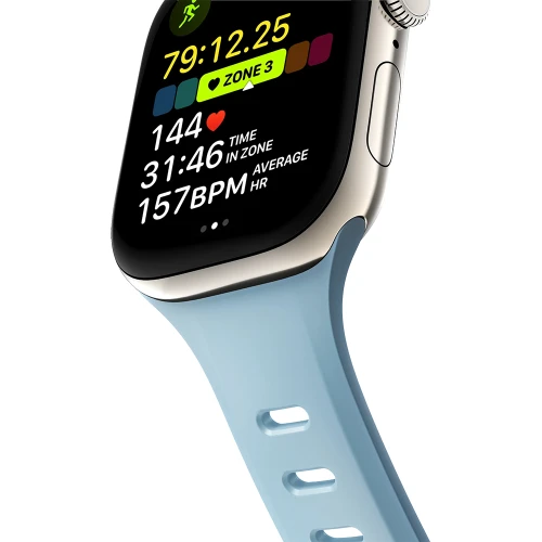 Pasek do zegarka Nomad Tempo Band do Apple Watch 42 / 41 / 40 / 38 mm, jasnoniebieskie