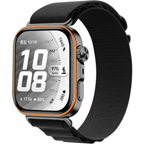 Pasek nylonowy Tech-Protect Nylon Pro do Huawei Watch Fit 5 Pro /5/4 Pro/4/3, czarne