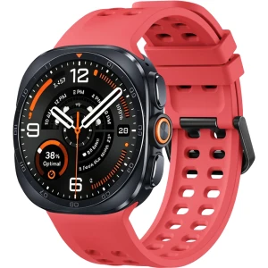 Pasek perforowany Tech-Protect Silicone Air do Galaxy Watch Ultra 2 / Ultra, jasnoczerwone