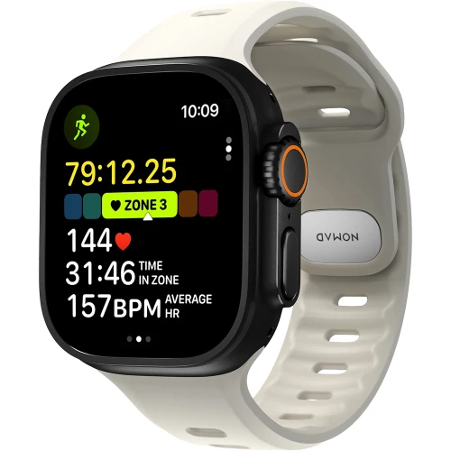 Pasek do zegarka Nomad Tempo Band do Apple Watch Ultra 3 / 2 / 1 (49mm), beżowe