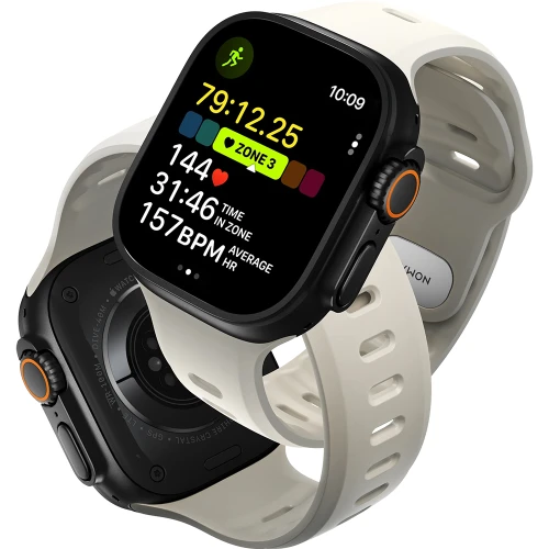 Pasek do zegarka Nomad Tempo Band do Apple Watch Ultra 3 / 2 / 1 (49mm), beżowe
