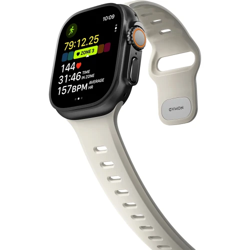 Pasek do zegarka Nomad Tempo Band do Apple Watch Ultra 3 / 2 / 1 (49mm), beżowe