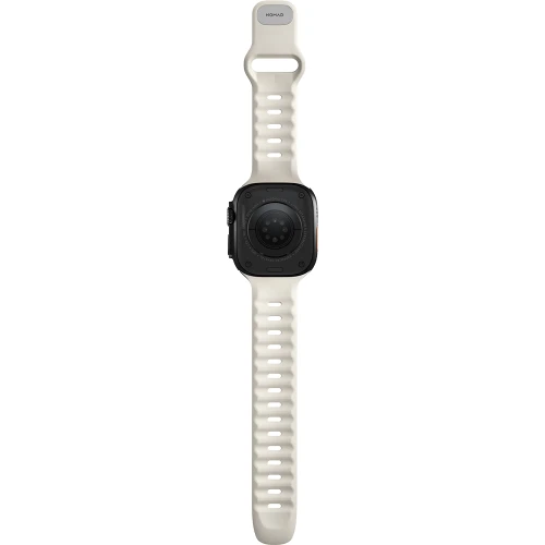 Pasek do zegarka Nomad Tempo Band do Apple Watch Ultra 3 / 2 / 1 (49mm), beżowe