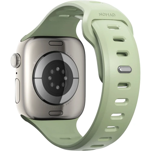 Pasek do zegarka Nomad Tempo Band do Apple Watch 46 / 45 / 44 mm, jasnozielone