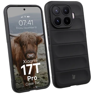 Pancerne etui Bizon Case Tur do Xiaomi 17T Pro, czarne
