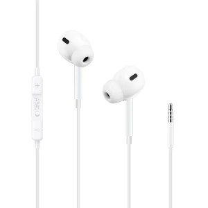 Słuchawki przewodowe douszne Tech-Protect UltraBoost Core G3, Mini Jack 3.5mm, 1,2m, białe