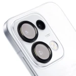 Szkło na aparat Bizon Glass Snap Lens do Oppo Reno16 / Reno16 Pro 5G, 1 zestaw, czarna ramka