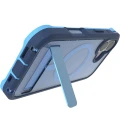 Etui z podstawką Zagg Rainier Snap Kickstand do MagSafe do iPhone 17, przezroczysto-granatowe