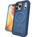 Etui z podstawką Zagg Rainier Snap Kickstand do MagSafe do iPhone 17 Pro Max, przezroczysto-granatowe