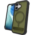 Etui z podstawką Zagg Rainier Snap Kickstand do MagSafe do iPhone 17, przezroczysto-zielone