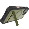 Etui z podstawką Zagg Rainier Snap Kickstand do MagSafe do iPhone 17, przezroczysto-zielone