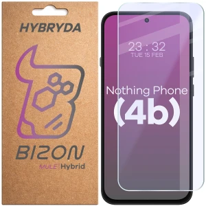 Elastyczne szkło hybrydowe Bizon Hybrid Mule do Nothing Phone (4b)