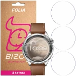 Folia ochronna na ekran zegarka Bizon Watch Film HydroFlex do Honor Watch 6, 3 sztuki