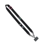 Smycz do telefonu UAG Scout Crossbody Lanyard, czarna z kolorowymi detalami