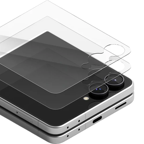 Szkło hartowane na ekran z aplikatorem Ringke Cover Display Pro 2-Pack do Galaxy Z Flip8, 2 sztuki