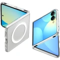 Etui Spigen Air Skin Mag do MagSafe do Galaxy Z Flip8, przezroczysto-białe