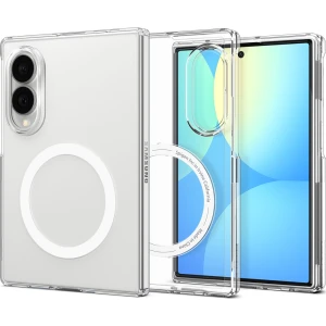Etui Spigen Air Skin Mag do MagSafe do Galaxy Z Fold8, przezroczysto-białe