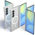 Etui Spigen Air Skin Zero Mag do MagSafe do Galaxy Z Fold8, przezroczysto-białe