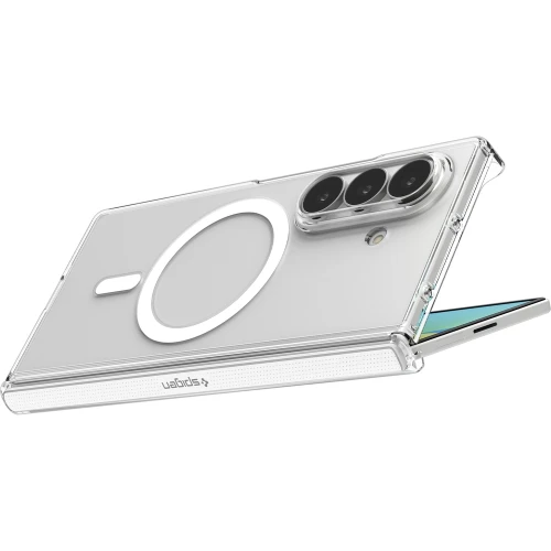 Etui Spigen Air Skin Zero Mag do MagSafe do Galaxy Z Fold8, przezroczysto-białe