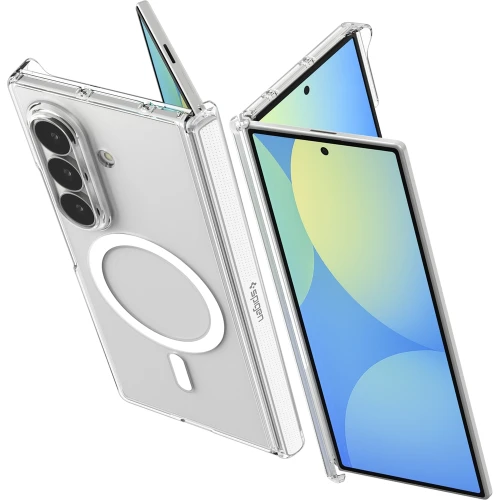 Etui Spigen Air Skin Zero Mag do MagSafe do Galaxy Z Fold8, przezroczysto-białe