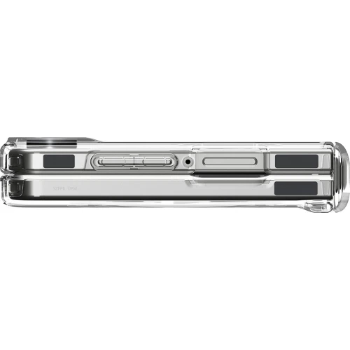 Etui Spigen Ultra Hybrid Pro Mag do MagSafe do Galaxy Z Flip8, przezroczysto-białe