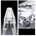 Etui Spigen Ultra Hybrid Pro Mag do MagSafe do Galaxy Z Flip8, przezroczysto-białe