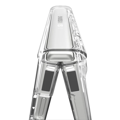 Etui Spigen Ultra Hybrid Pro Mag do MagSafe do Galaxy Z Flip8, przezroczysto-białe