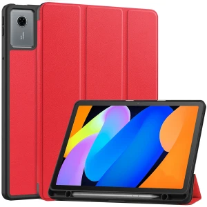 Etui z klapką Bizon Case Tab Lizard do Lenovo Idea Tab 11, czerwone