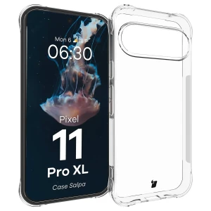 Elastyczne etui Bizon Case Salpa do Google Pixel 11 Pro XL, przezroczyste