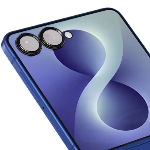 Szkło na aparat Bizon Glass Snap Lens do Galaxy Z Flip8, 1 zestaw, czarna ramka