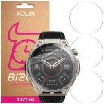 Folia ochronna na ekran zegarka Bizon Watch Film HydroFlex do Amazfit Balance Ultra, 3 sztuki