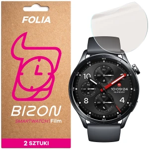 Folia matowa Bizon Watch Film Matte Duo do Xiaomi Watch S5, 2 sztuki