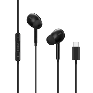 Słuchawki przewodowe douszne Tech-Protect UltraBoost Core G3, USB-C, 1,2 m, czarne