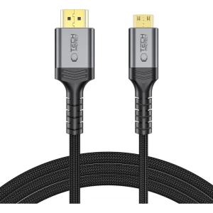 Kabel Mini HDMI do HDMI 2.1, Tech-Protect UltraBoost 8K 60Hz, 2 m, czarny
