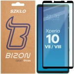 Szkło hartowane Bizon Glass Edge do Sony Xperia 10 VII / VIII, czarna ramka