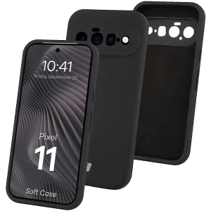 Silikonowe etui Bizon Soft Case do Google Pixel 11, czarne