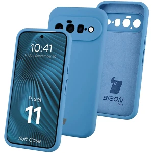 Silikonowe etui Bizon Soft Case do Google Pixel 11, niebieskie