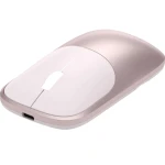 Bezprzewodowa mysz optyczna, Satechi Slim EX Mouse, Bluetooth 5.3 / USB-C 2.4GHz, różowa