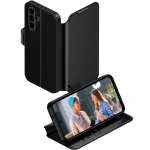 Etui z klapką Care by PanzerGlass Wallet Case with Kickstand do Galaxy A27 5G, czarne