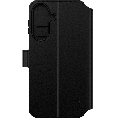 Etui z klapką Care by PanzerGlass Wallet Case with Kickstand do Galaxy A27 5G, czarne