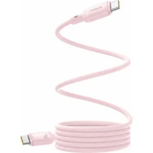 Kabel magnetyczny USB-C do USB-C Baseus PicoGo PD 240W, 5A, 480 Mb/s, 1m, różowy