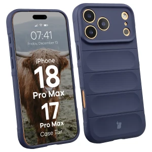 Pancerne etui Bizon Case Tur do iPhone 18 Pro Max / 17 Pro Max, granatowe