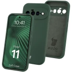 Silikonowe etui Bizon Soft Case do Google Pixel 11, ciemnozielone