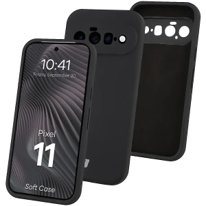 Silikonowe etui Bizon Soft Case do Google Pixel 11, czarne
